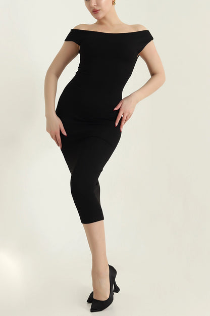 Black Modal Women's Dress