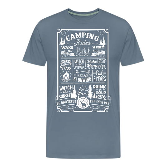 Camping Rules T shirts , Traveler , Nature , Adventure , Camper , unisex T shirts