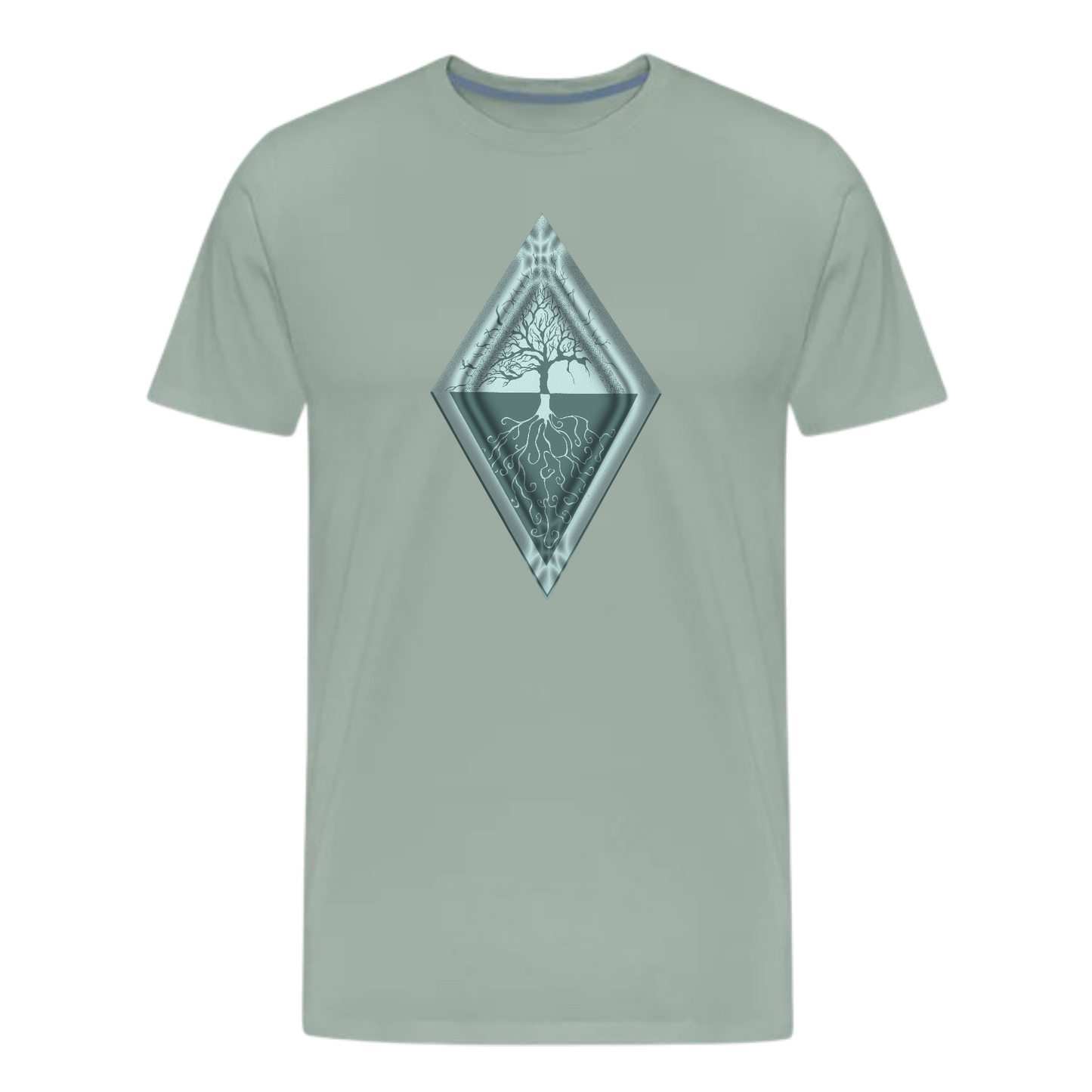 Triangle and Pines T Shirt , Nature TShirt , Adventure , Camper , unisex T shirts