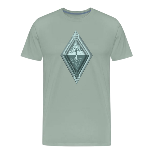 Triangle and Pines T Shirt , Nature TShirt , Adventure , Camper , unisex T shirts