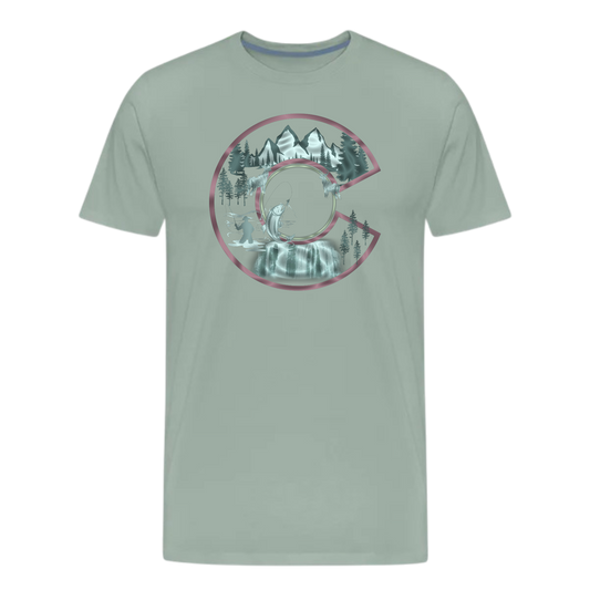 Colorado C Tri-Blend T-Shirt , Colorado T Shirt , Adventure , Camper, unisex T shirts