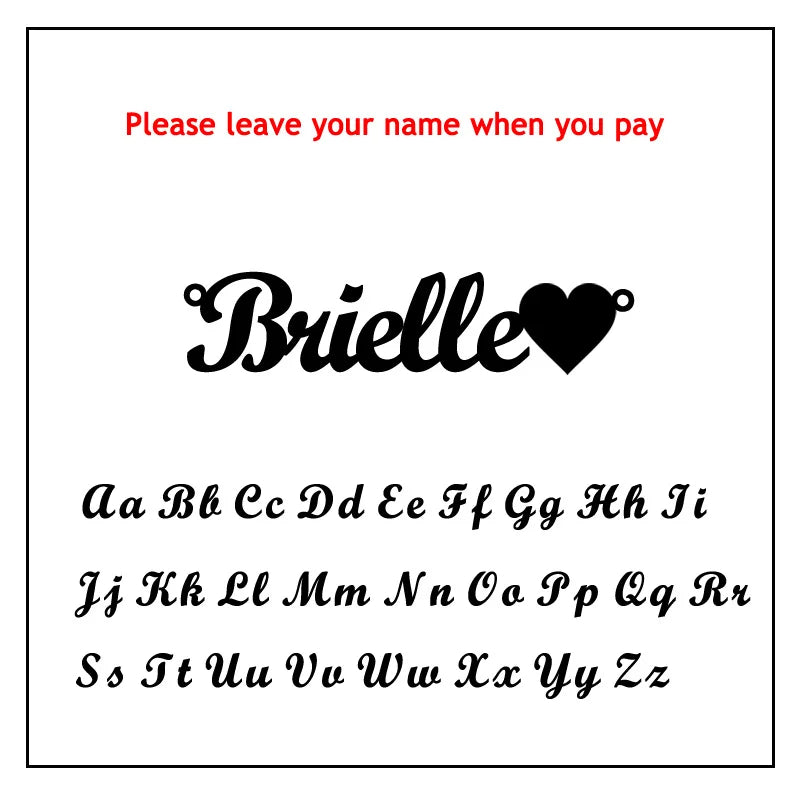 Custom Handwriting Name Necklace