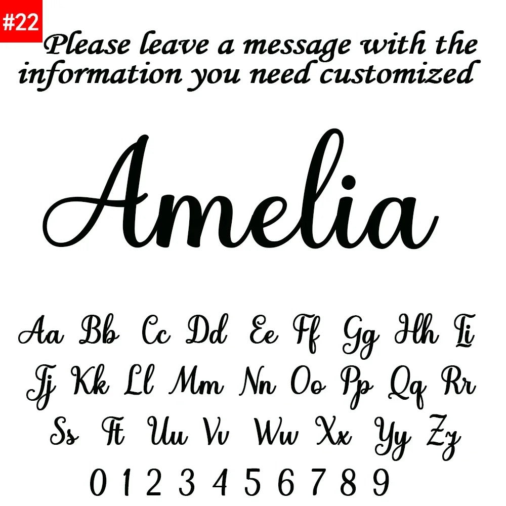 Custom Heart Name Necklace